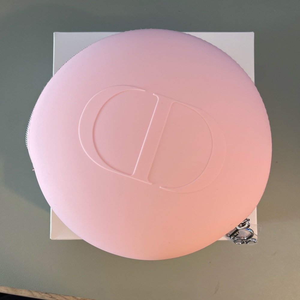 Dior Soft Pink Circular Pouch